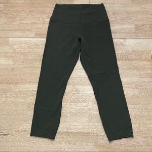 Lululemon Align legging crop dark Olive high waisted